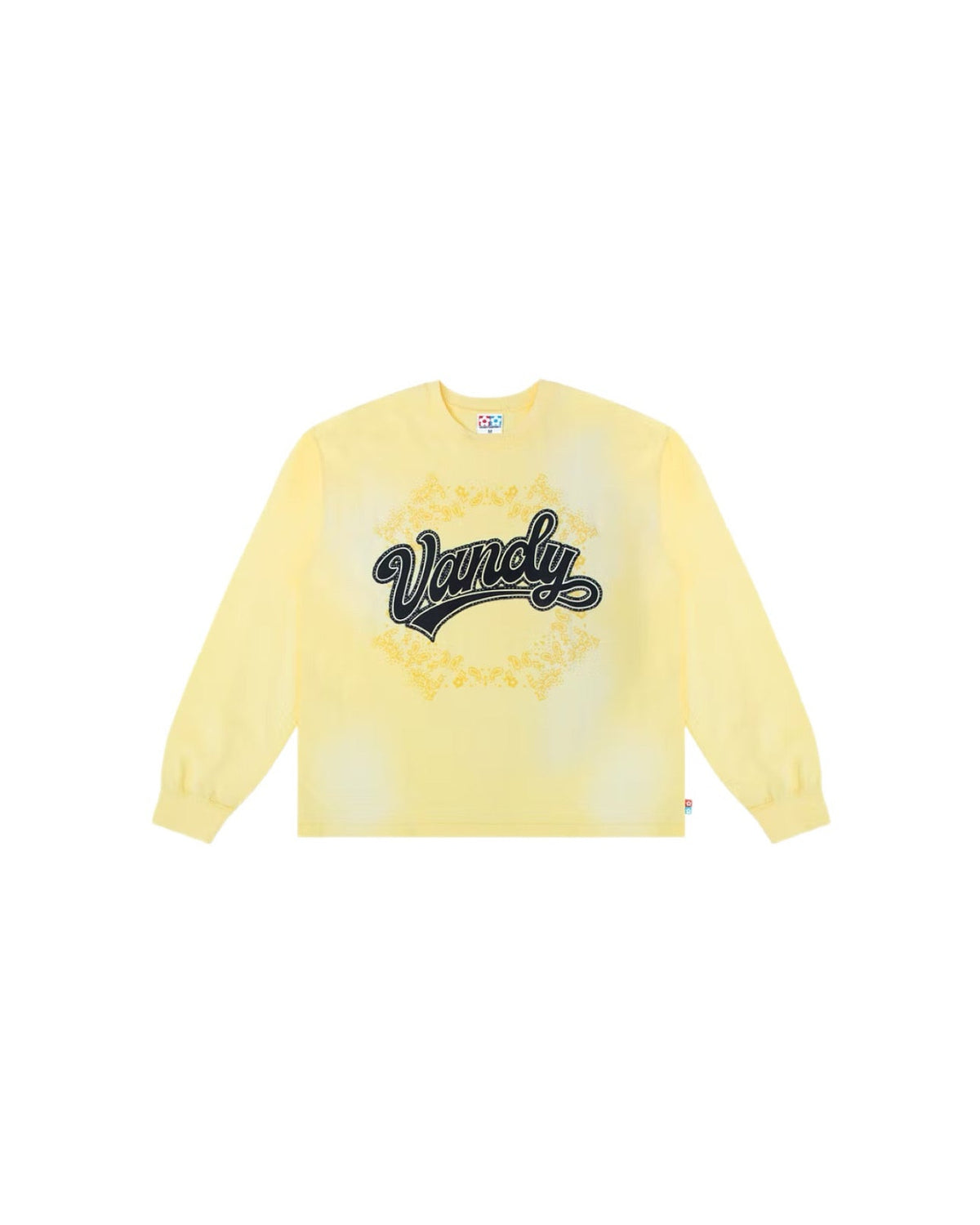 Script Paisley Long Sleeve WASHED YELLOW
