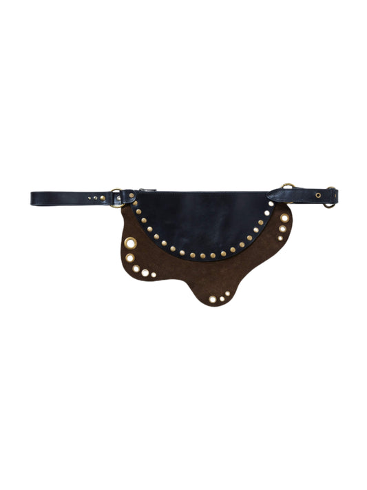 Hilda Leather Belt Bag Cow Leather Black