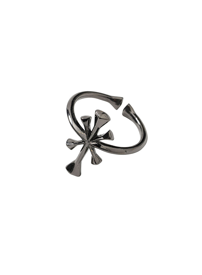 Cross Symbol Ring BLACK