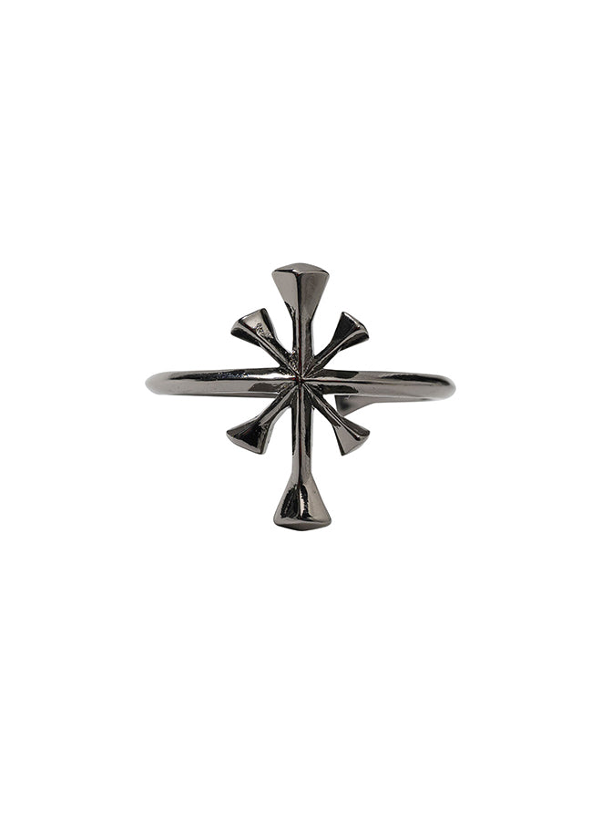Cross Symbol Ring BLACK