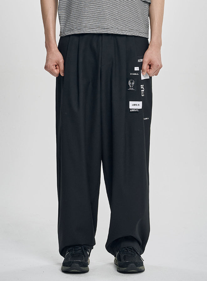 Wool Blend Expensive Trouser BLACK