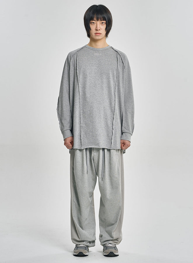 Dual Fabric Hybrid Pants MELANGE GREY