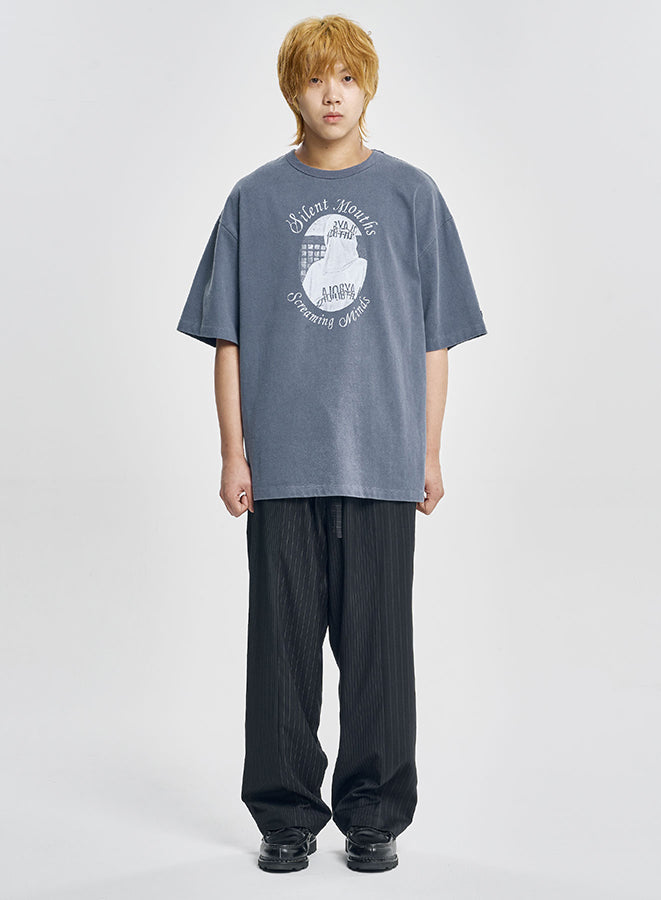 Quad Stripe Trousers BLACK