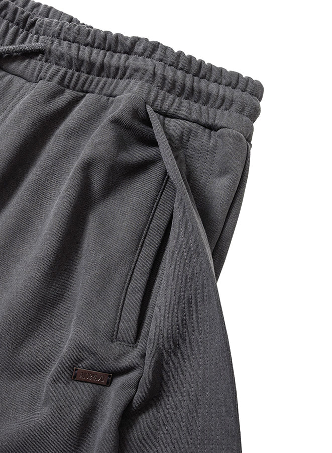 One Tuck Qulted Jersey Pants CHARCOAL