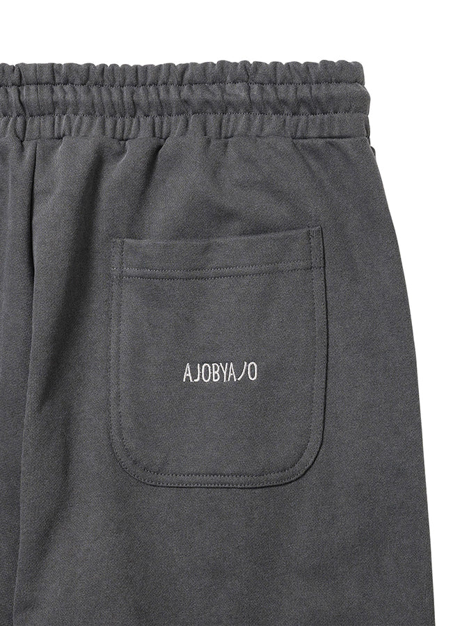 One Tuck Qulted Jersey Pants CHARCOAL
