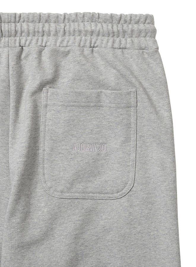 One Tuck Qulted Jersey Pants MELANGE GREY