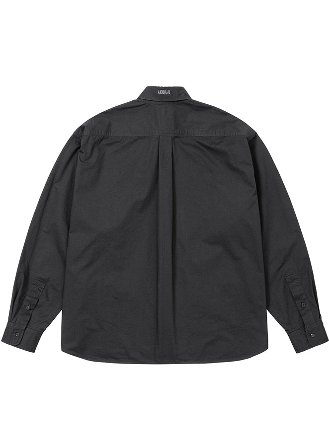 Cation Long Sleeve Utility Shirt BLACK