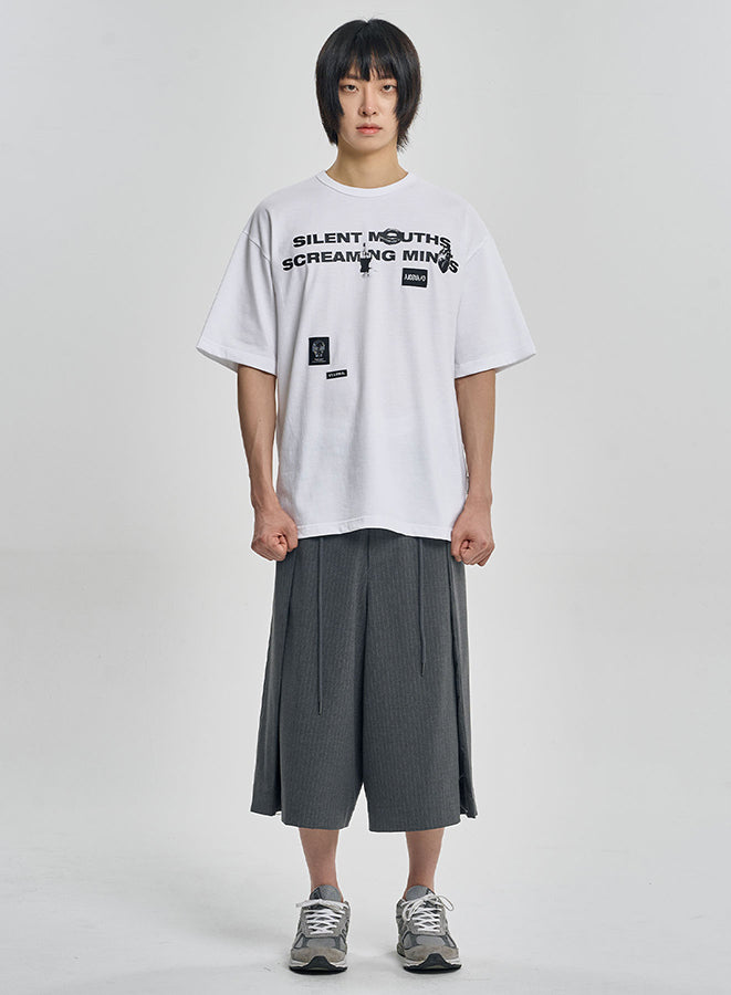 SMSM Slogan T-Shirt WHITE