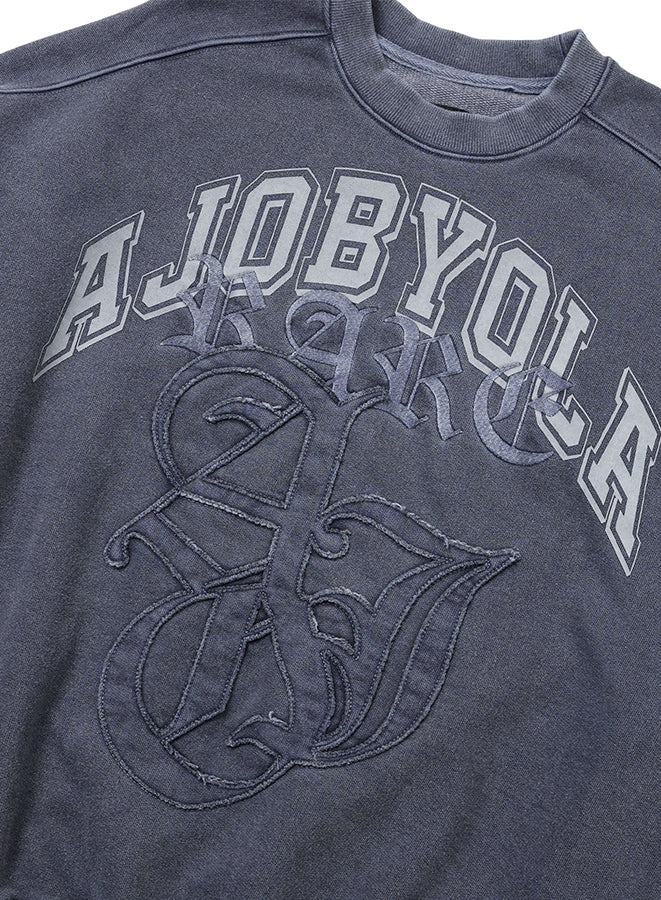 Rare University Washed Sweatshirt BLUE