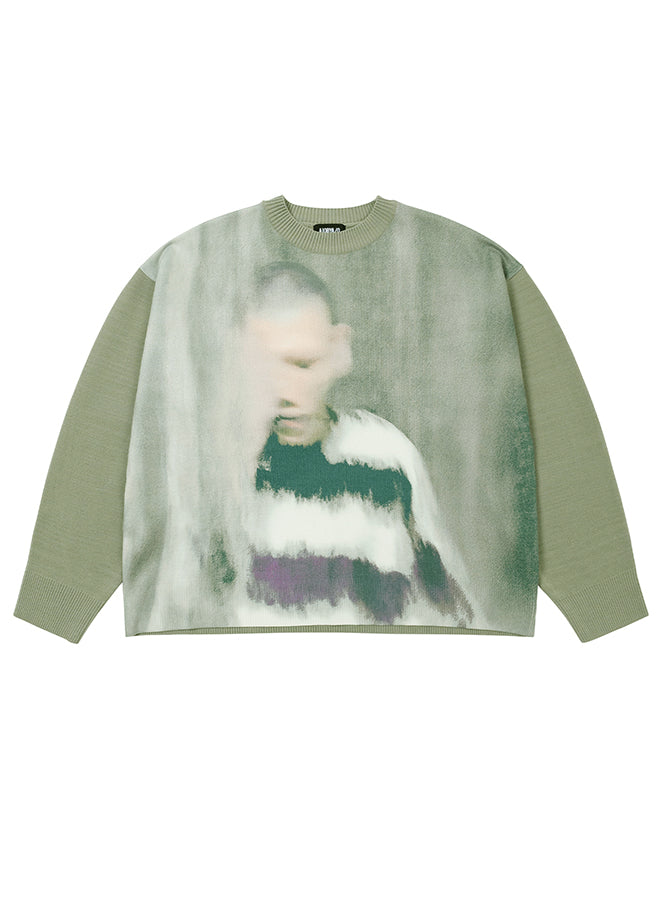 Jack a Dull Boy Watercolor Sweater MINT