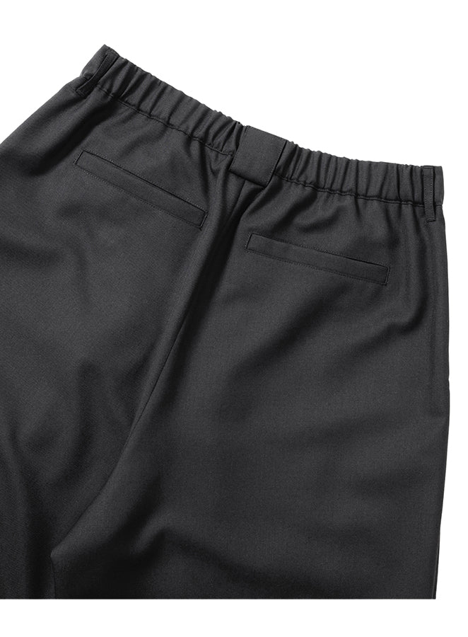 Wool Blend Hakama Pants BLACK
