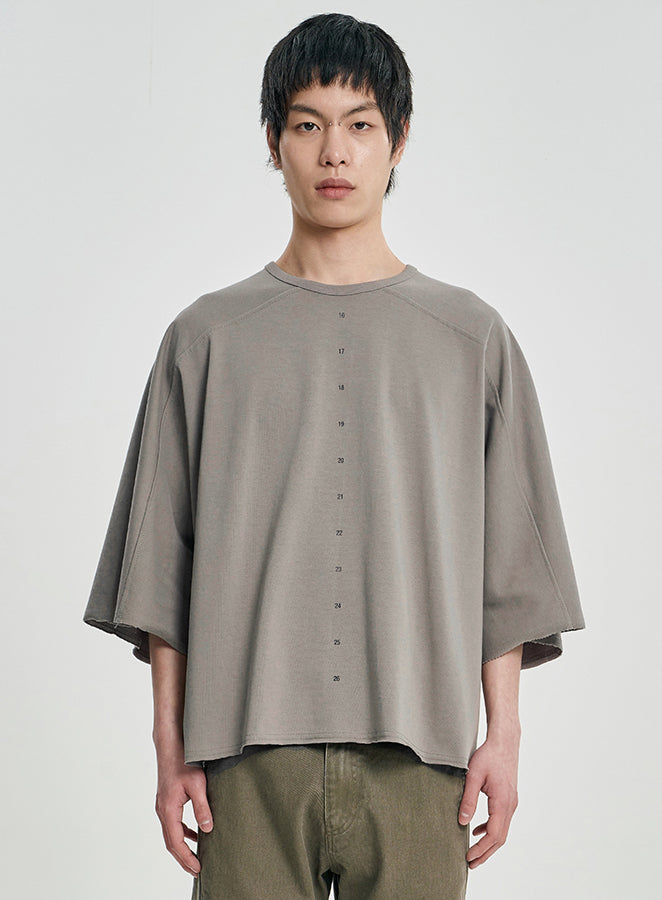 10th Anniversary Raglan T-shirt WARM GRAY