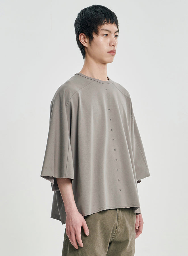 10th Anniversary Raglan T-shirt WARM GRAY