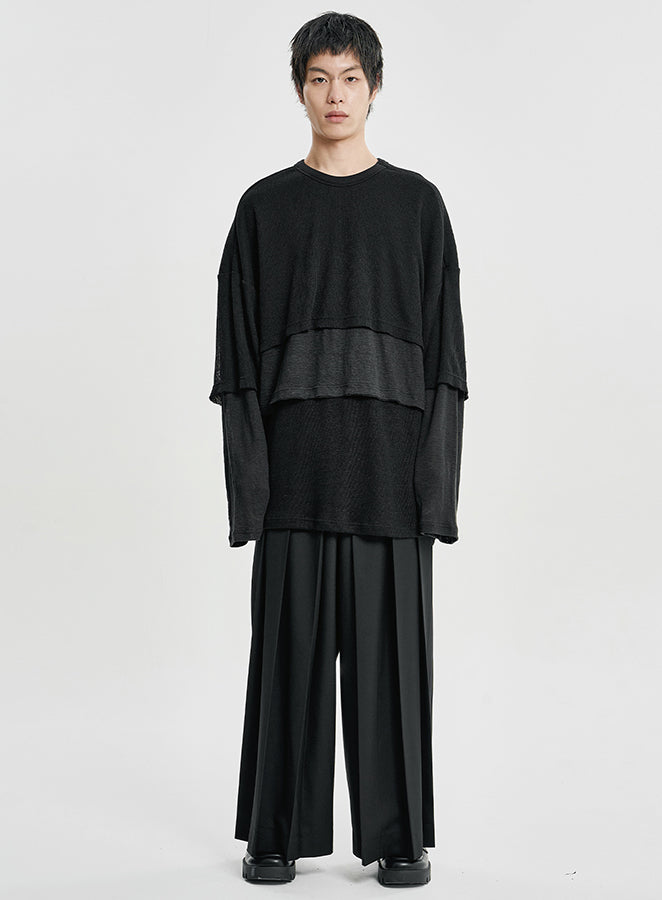 Triple Layered Long Sleeve BLACK