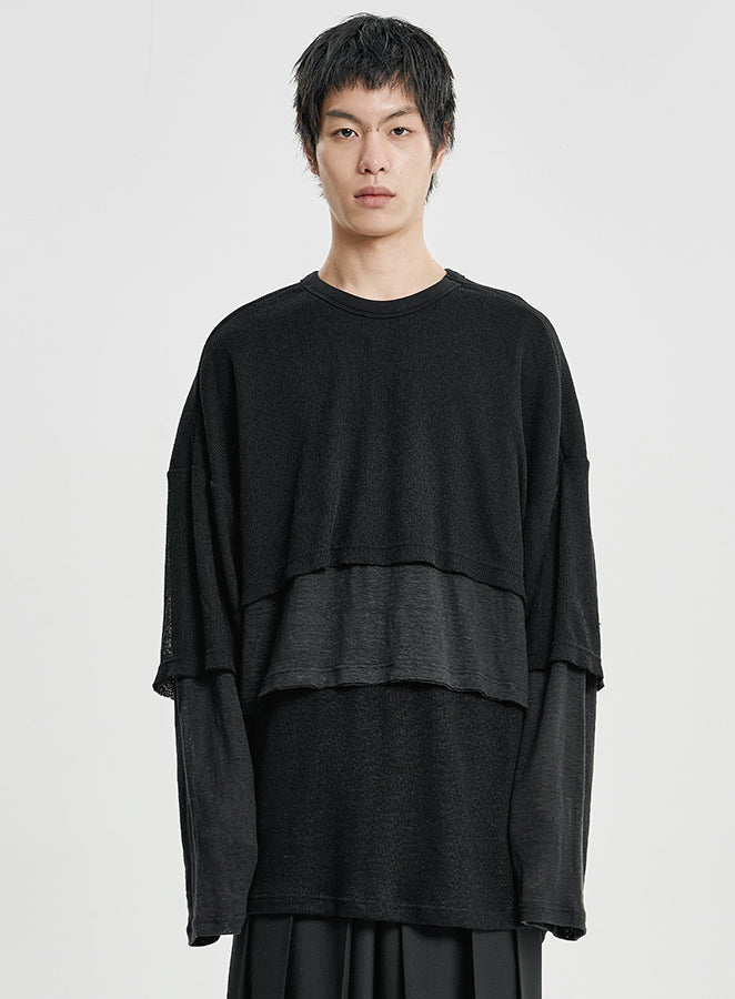 Triple Layered Long Sleeve BLACK