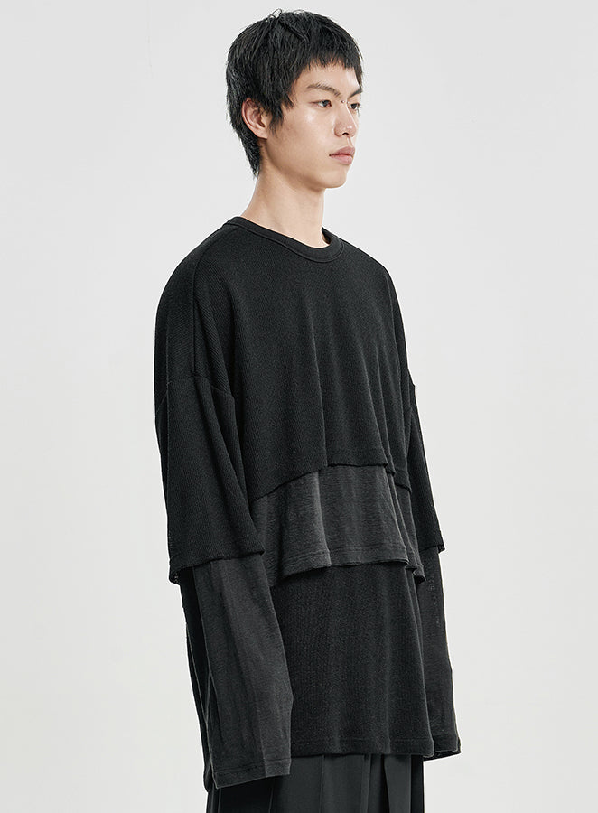 Triple Layered Long Sleeve BLACK