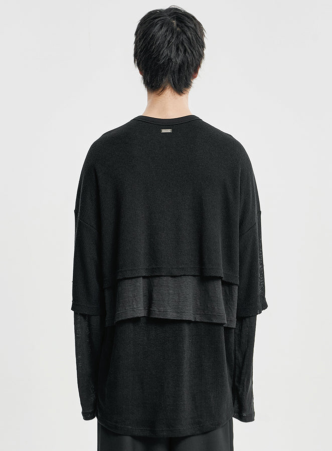 Triple Layered Long Sleeve BLACK