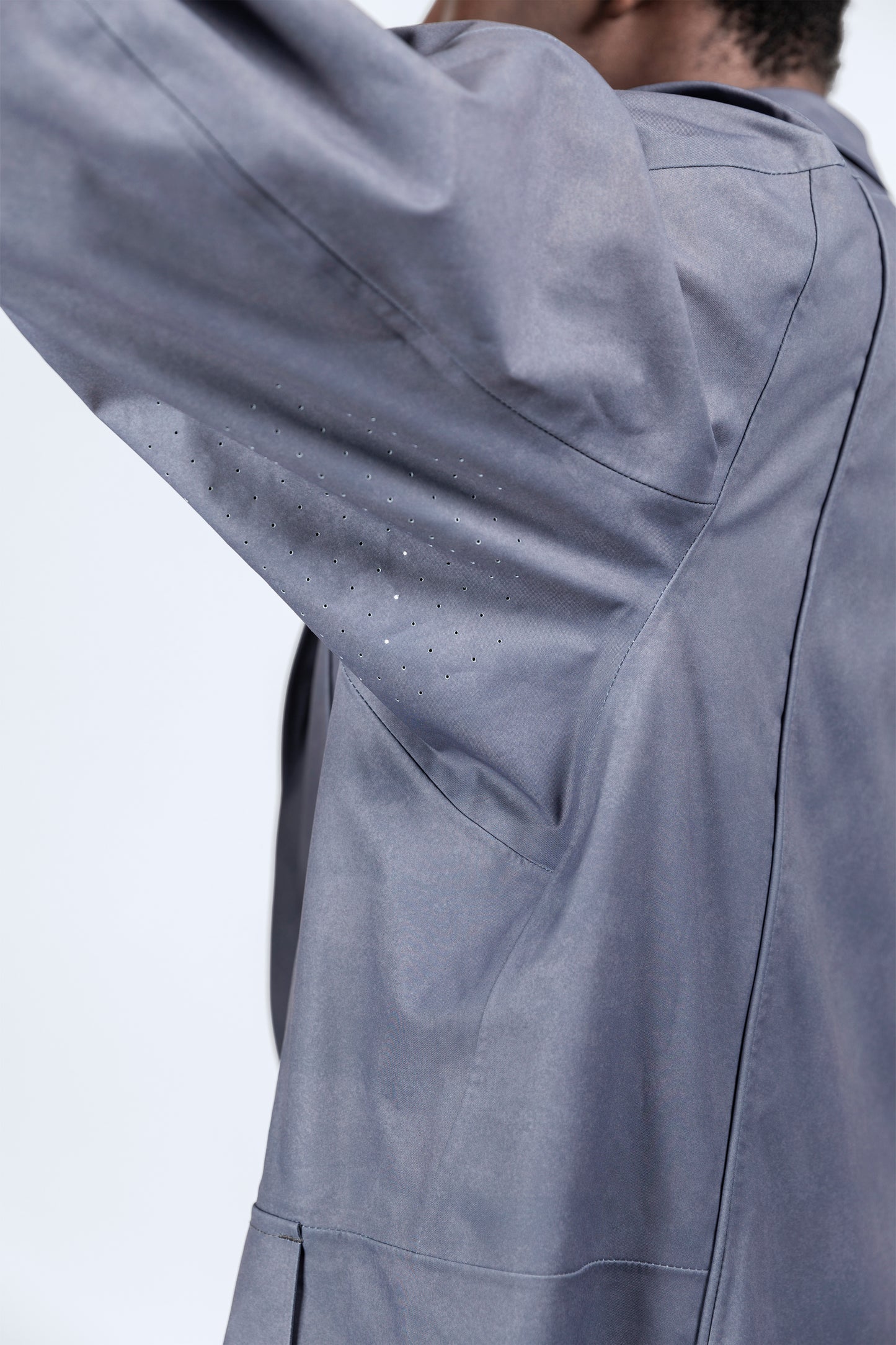 3L Waterproof Trench Coat STONE WASH PRINT