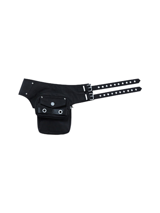 Piper Wide Hipsack Belt BLACK