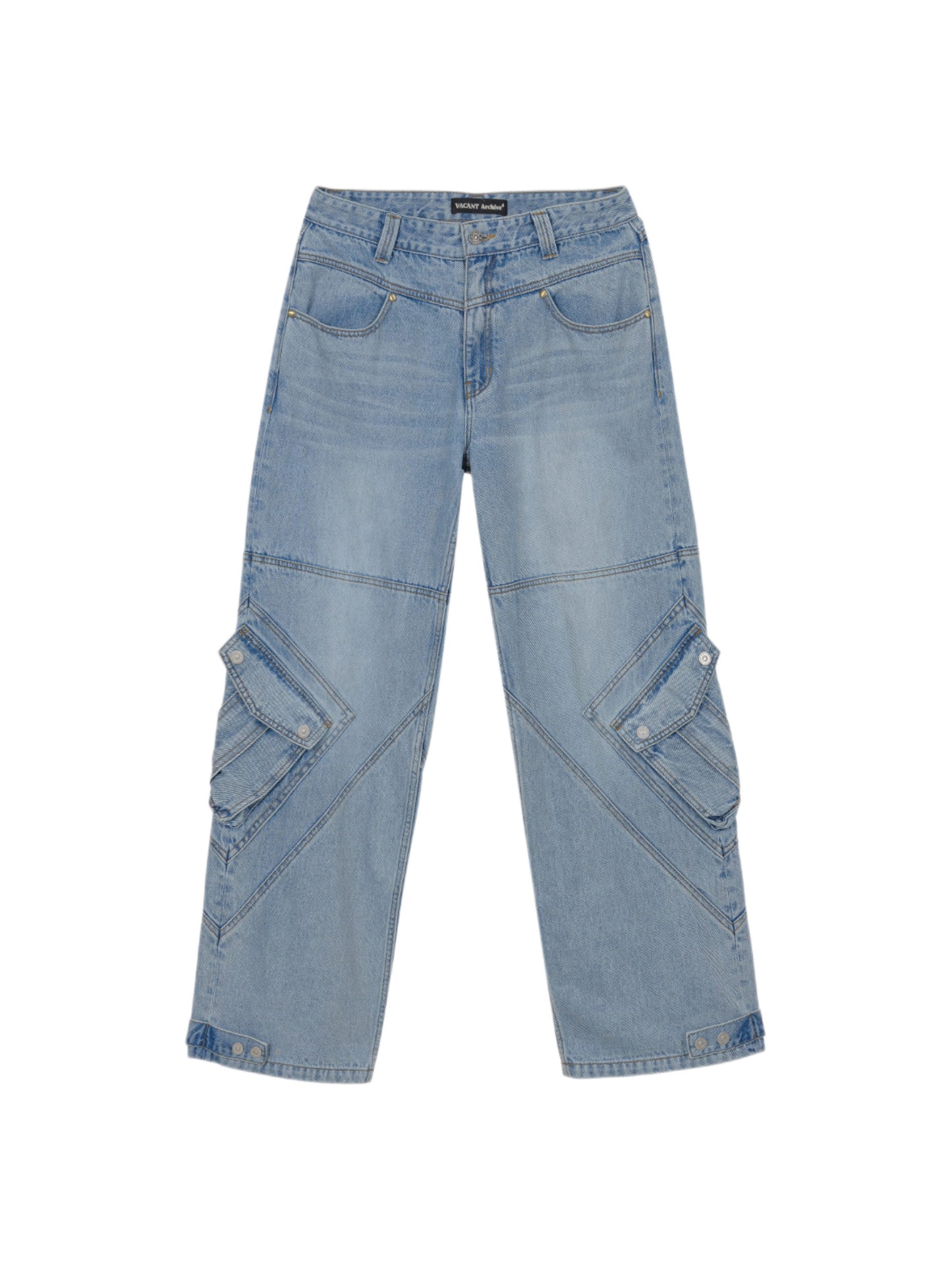 Scopper X-Pocket Cargo Denim LIGHT BLUE