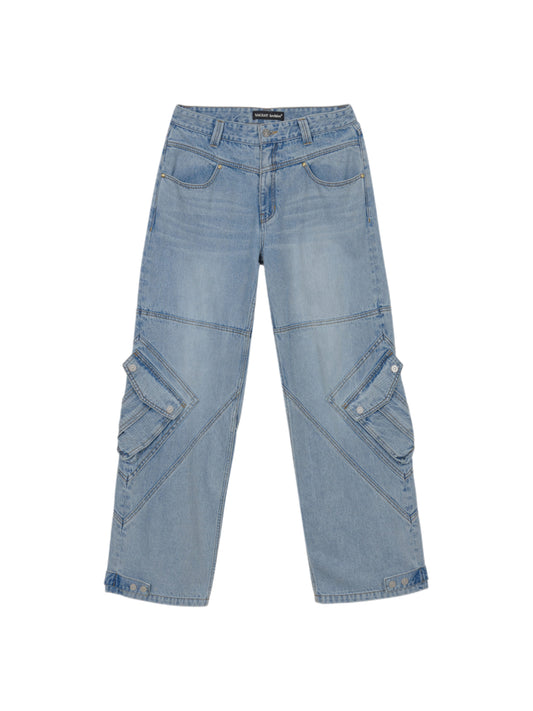 Scopper X-Pocket Cargo Denim LIGHT BLUE