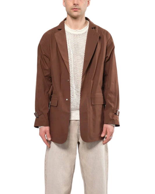 Waterproof Rain Blazer BROWN