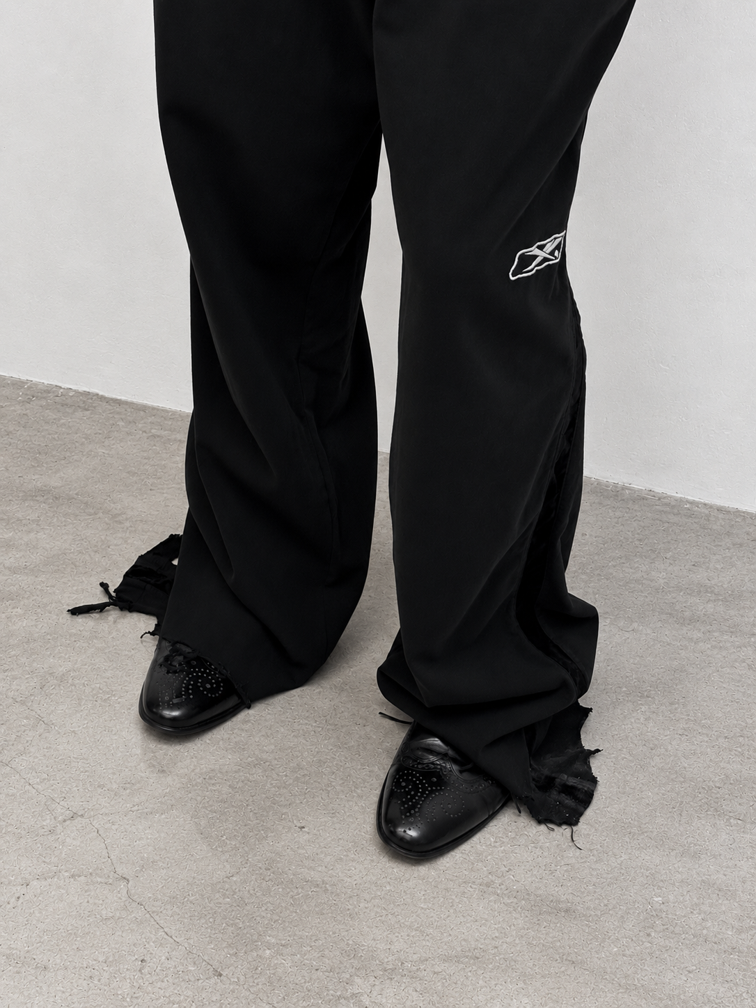 Tuxedo Jersey Sweatpants BLACK