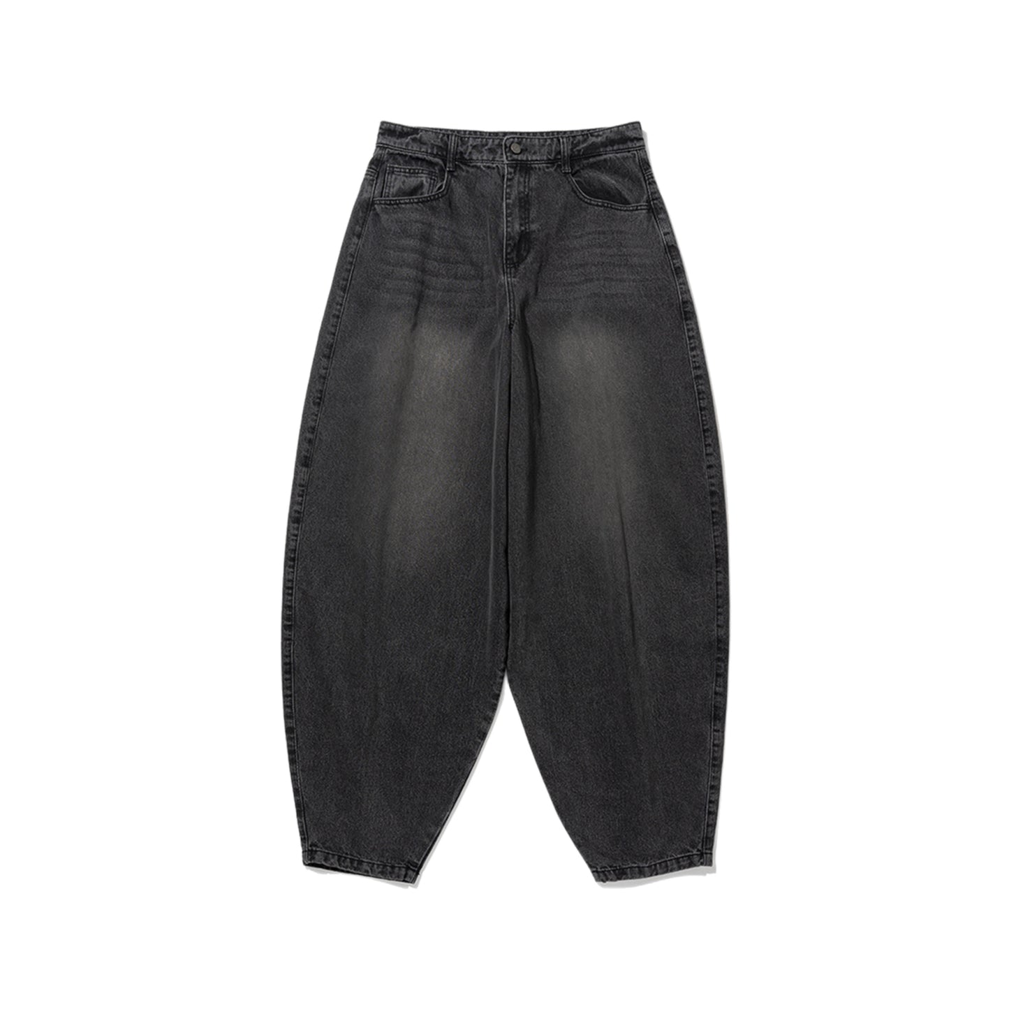 Extra Wide Balloon Pants BLACK