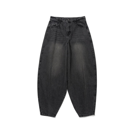 Extra Wide Balloon Pants BLACK