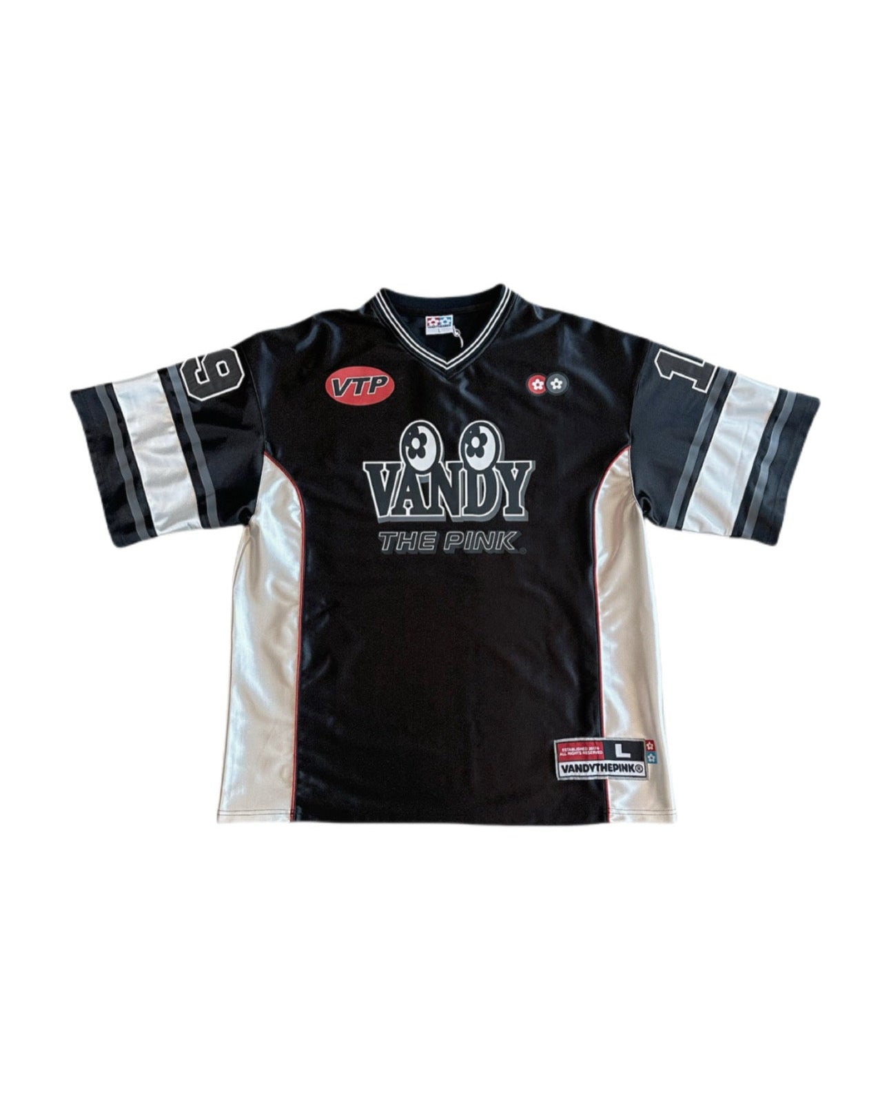 Eye Logo Football Jersey BLACK