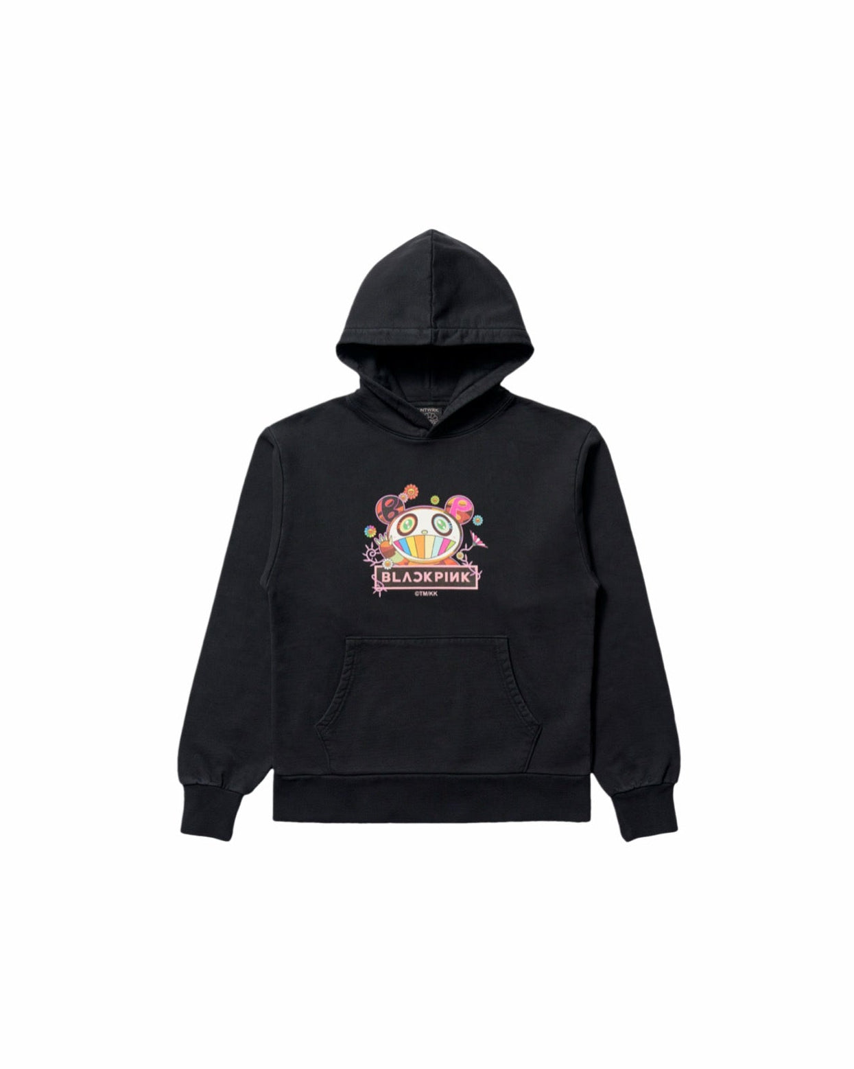 2023 BLACKPINK TMKK Fowers Hoodie BLACK