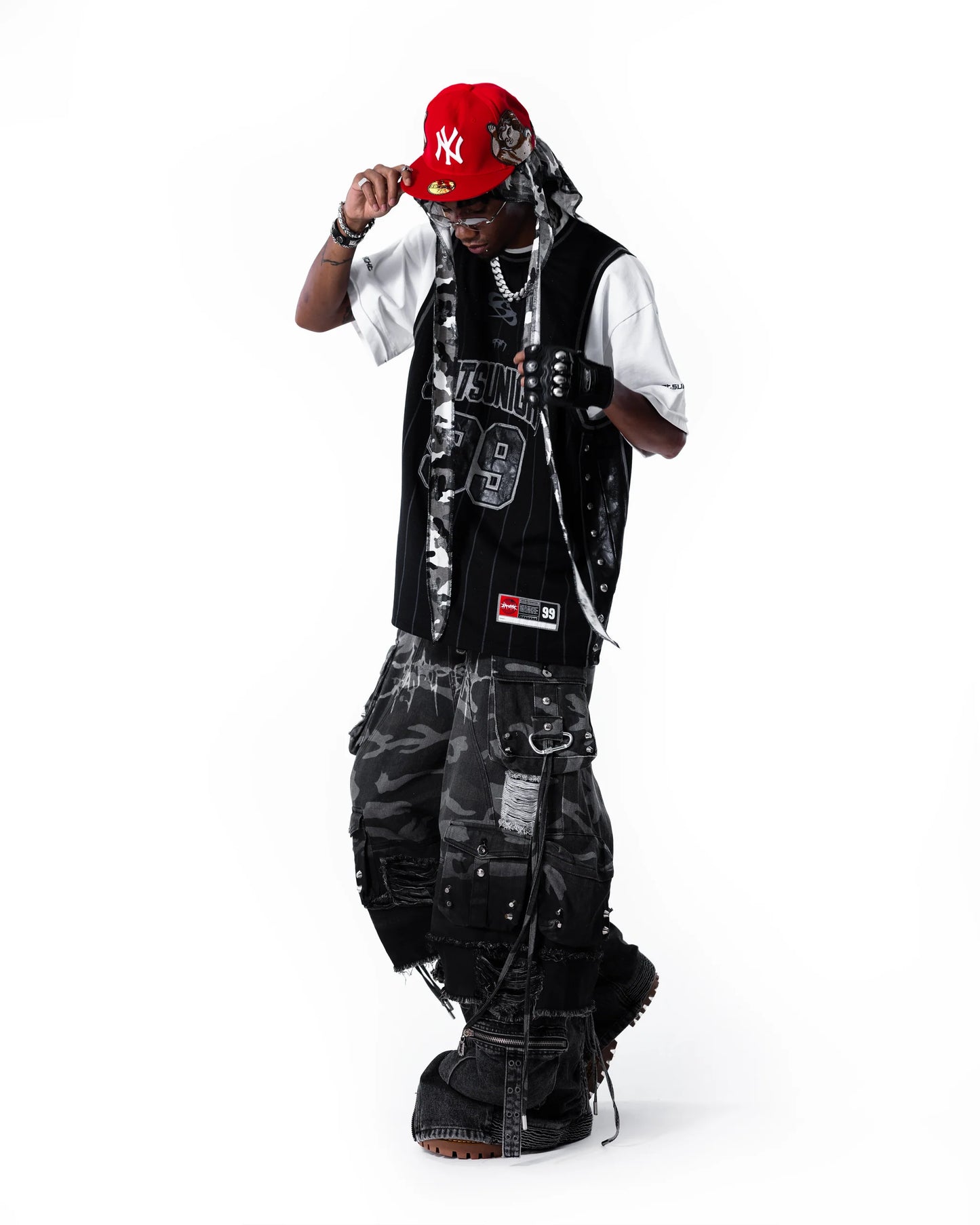 Street Camo 2.0 Durag WHITE