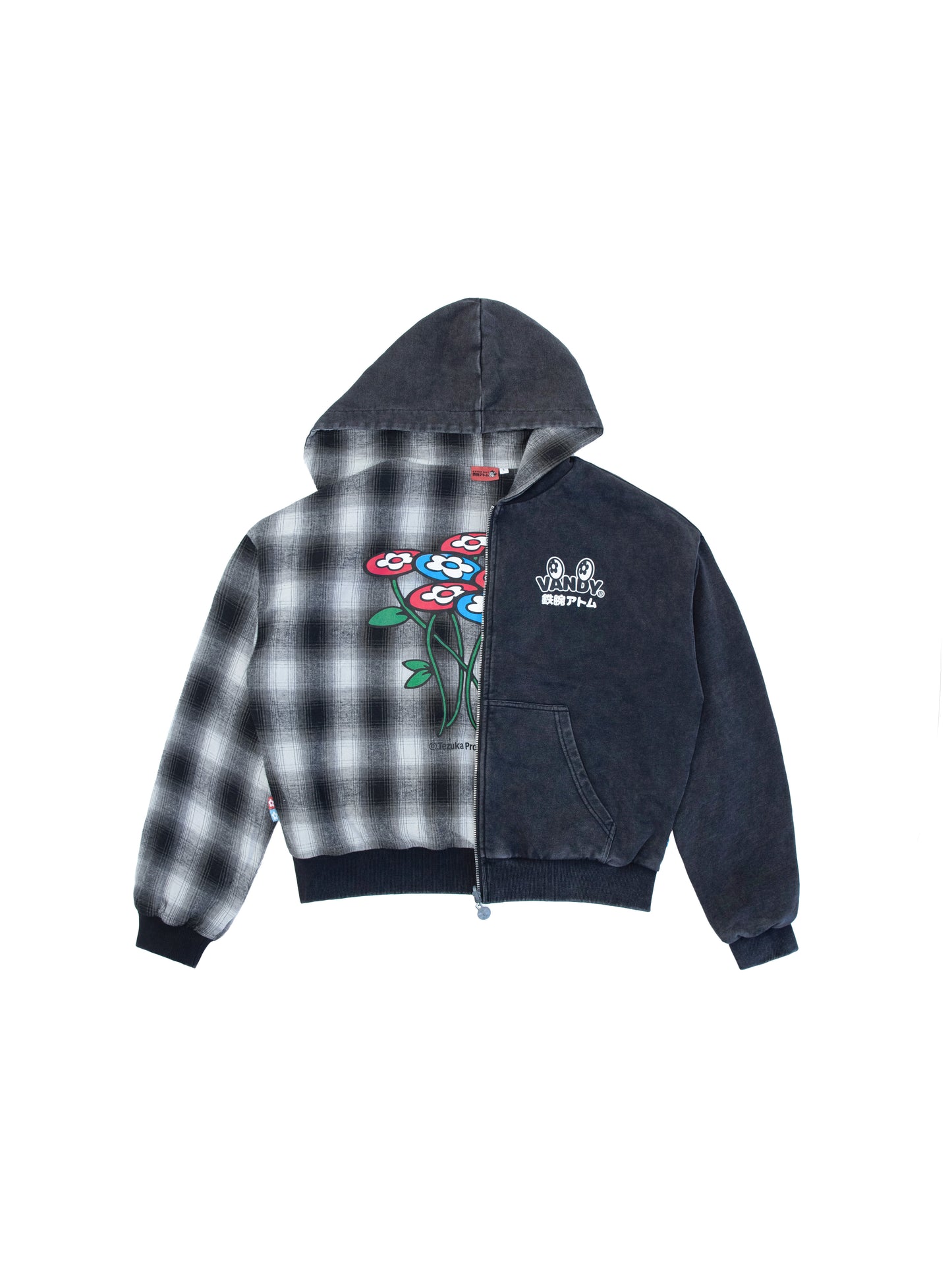 Vandy x Astro Boy Reversible Flannel Hoodie