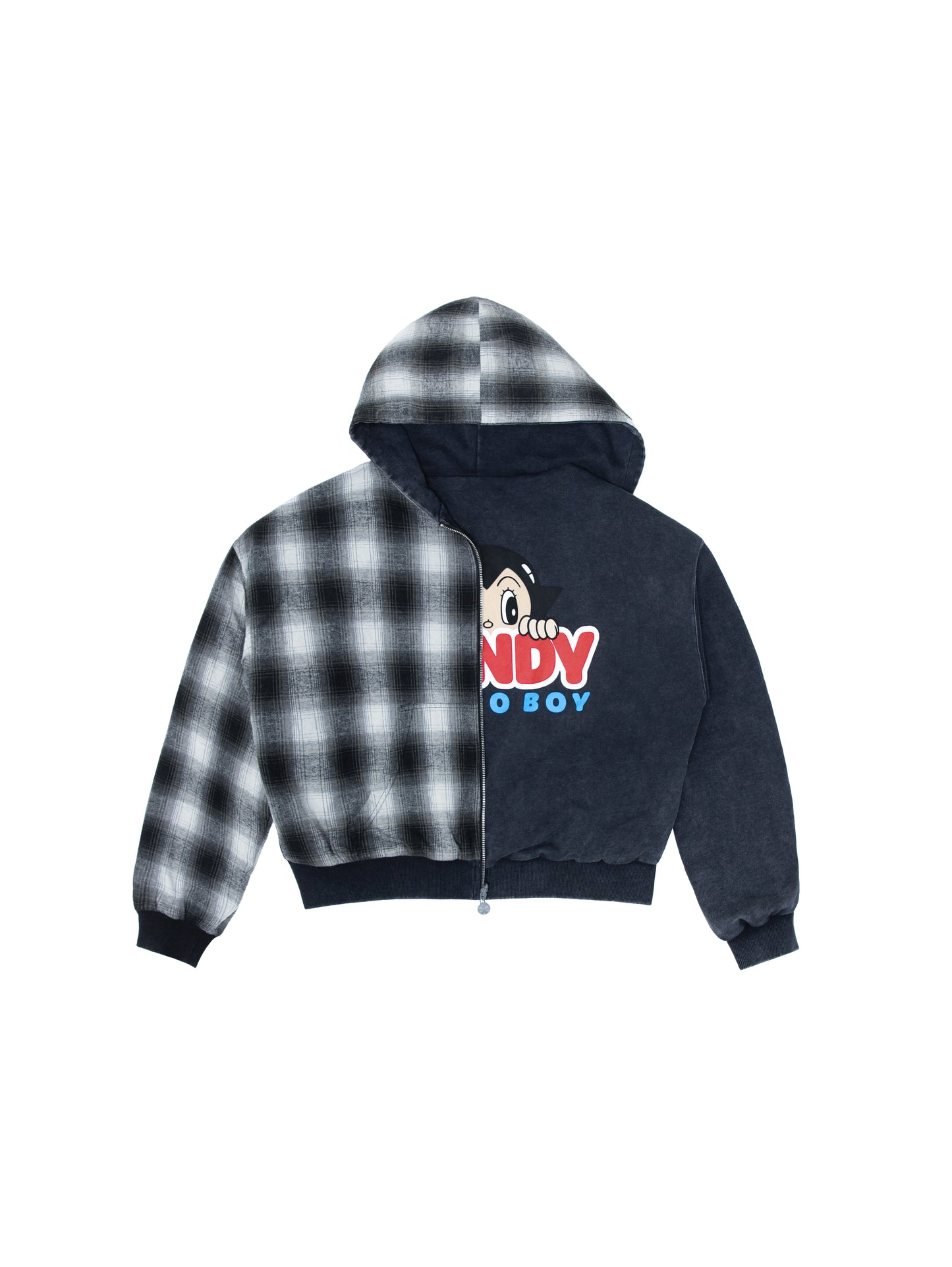 Vandy x Astro Boy Reversible Flannel Hoodie