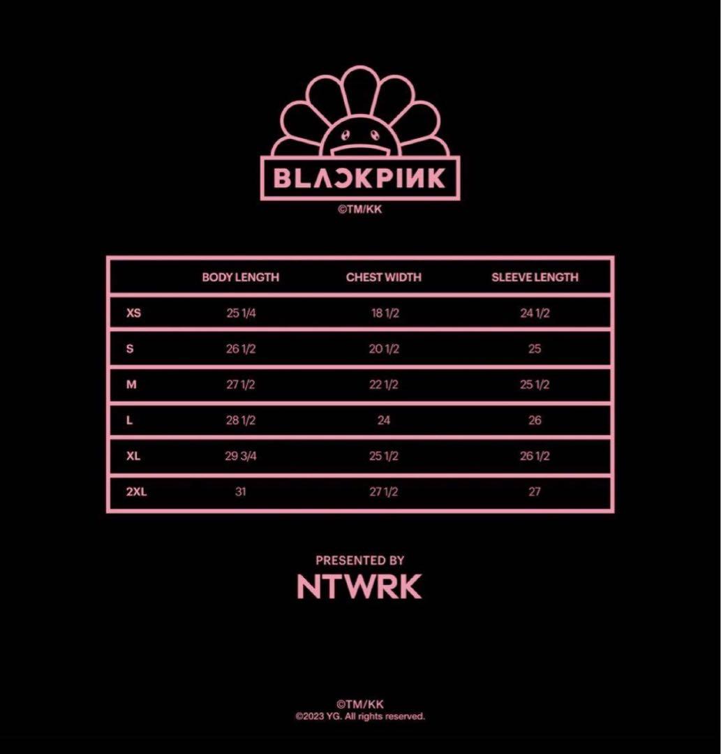 BLACKPINK TMKK Panda Flowers Longsleeve  BLACK