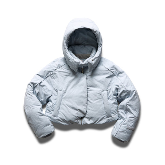 Re: Down® Crop Puffer Jacket BLUE