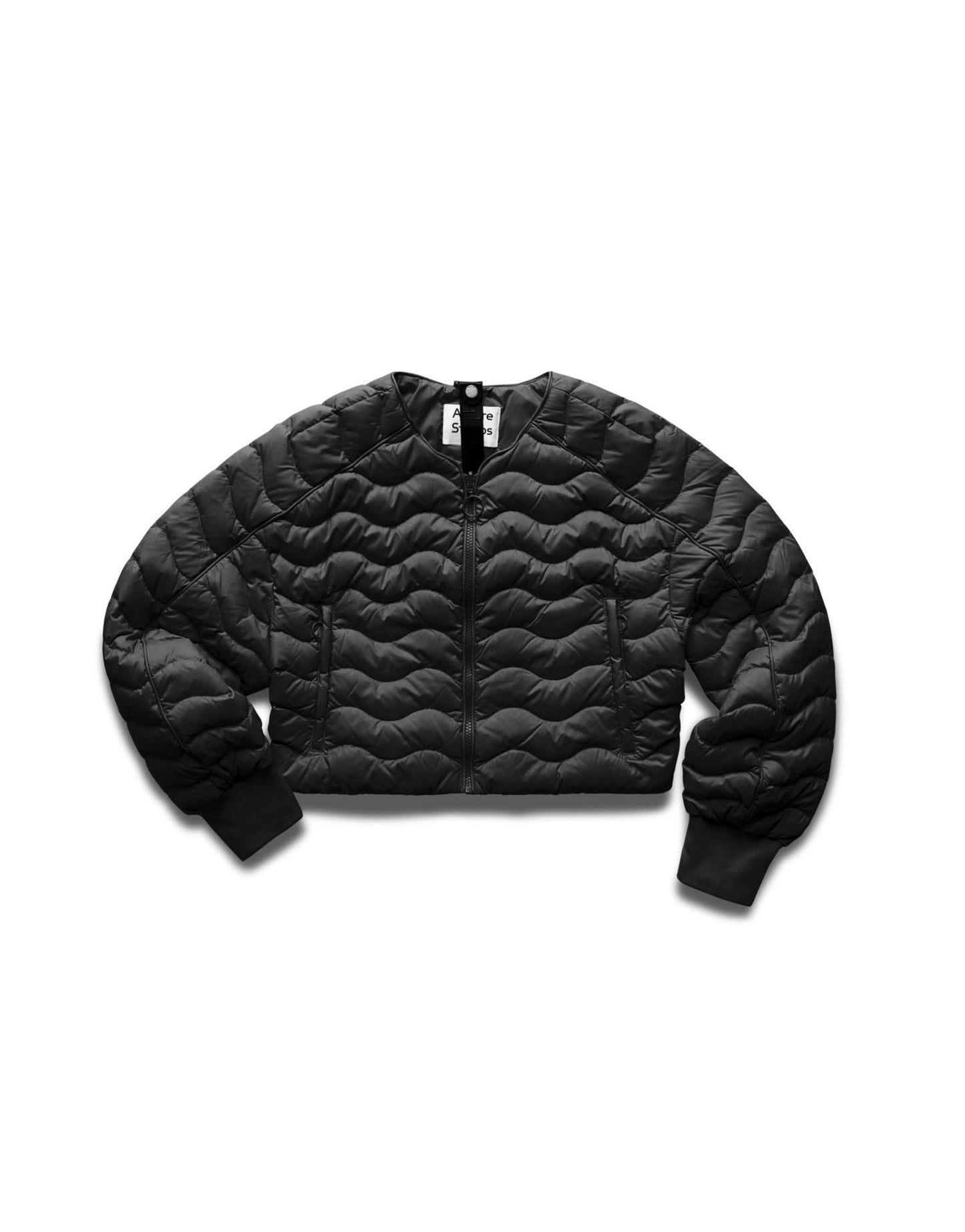 Re:Down® Light Crop Puffer Jacket BLACK