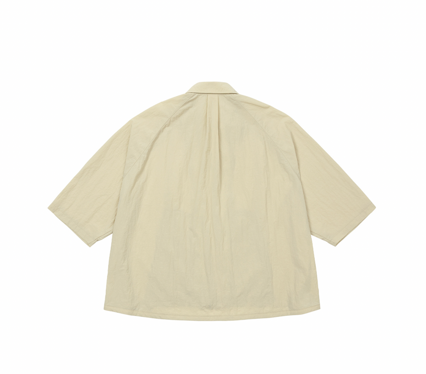 Nylon Cape Shirt BEIGE