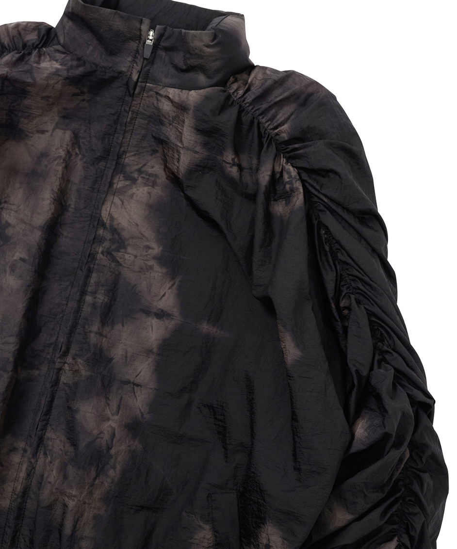 Tie-Dye Pleats Jacket BLACK