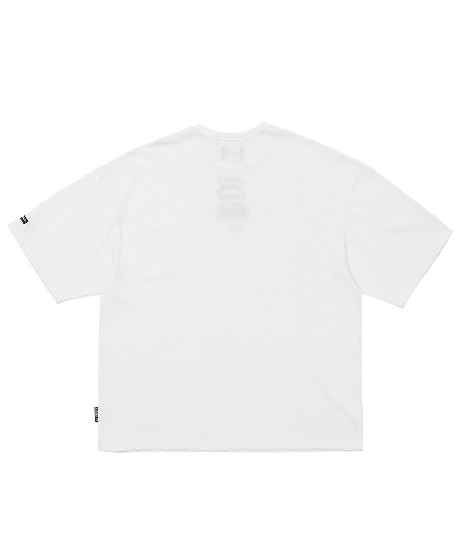 Total Logo Embroidered T-Shirt WHITE