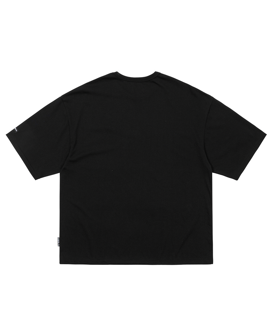 Total Logo Embroidered T-Shirt BLACK