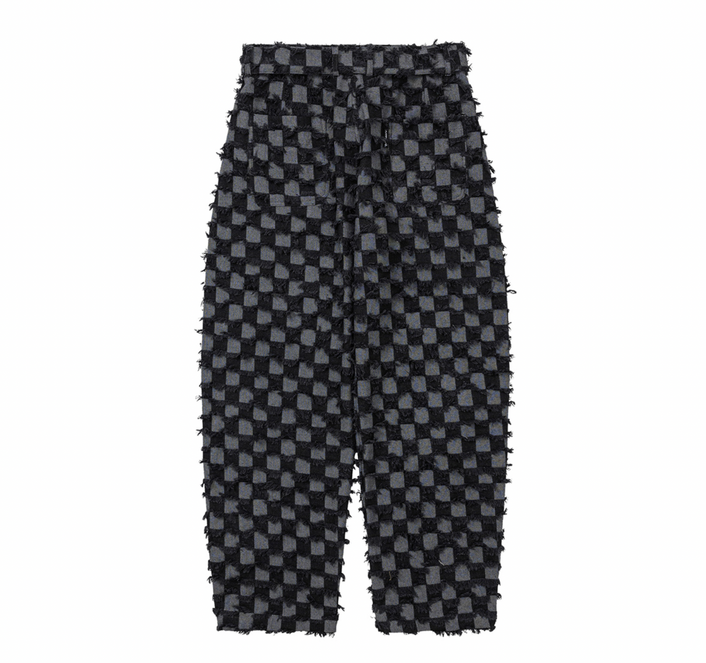 Checkerboard Jeans CHARCOAL