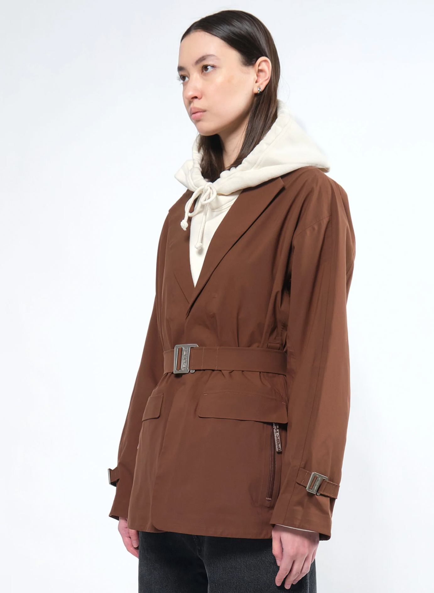 Waterproof Rain Blazer BROWN