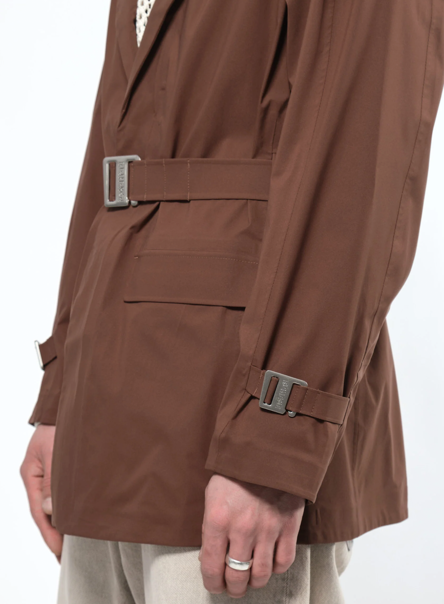 Waterproof Rain Blazer BROWN