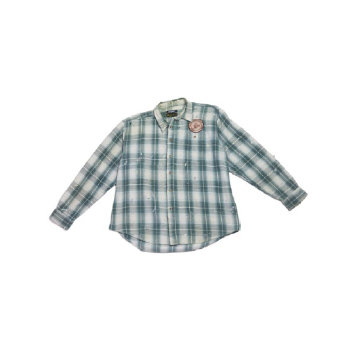 Asymmetric Work Flannel GREEN