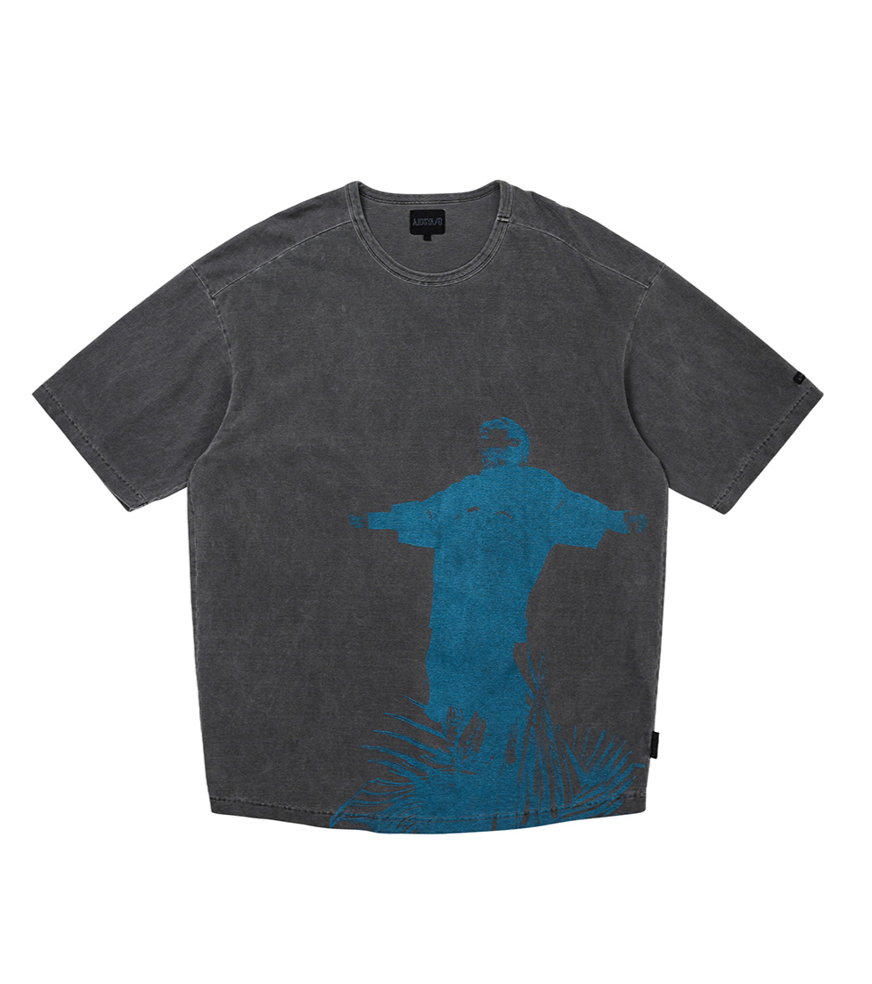 Pseudo Redemption T-Shirt CHARCOAL – SLOW TURTLE Pseudo Redemption T-Shirt CHARCOAL – SLOW TURTLE