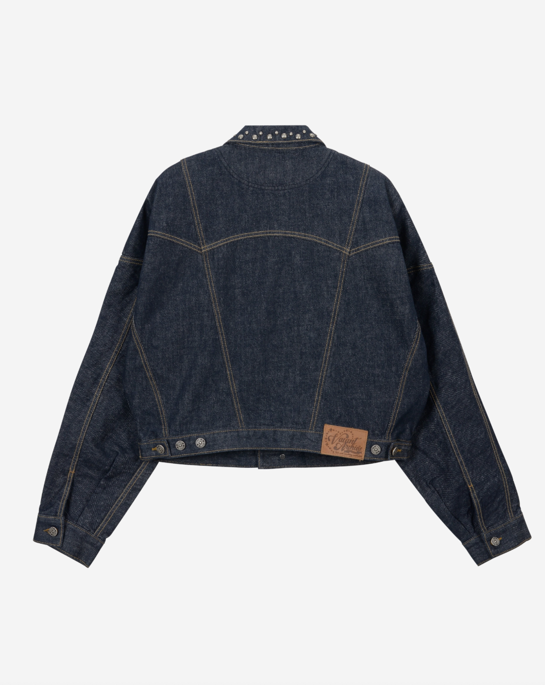 Liam Stud Denim Jacket DEEP BLUE
