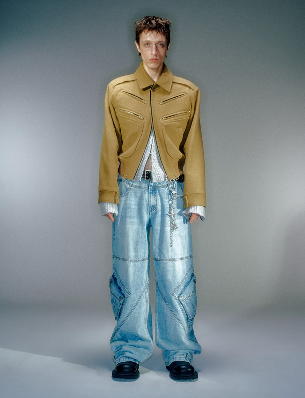 Scopper X-Pocket Cargo Denim LIGHT BLUE