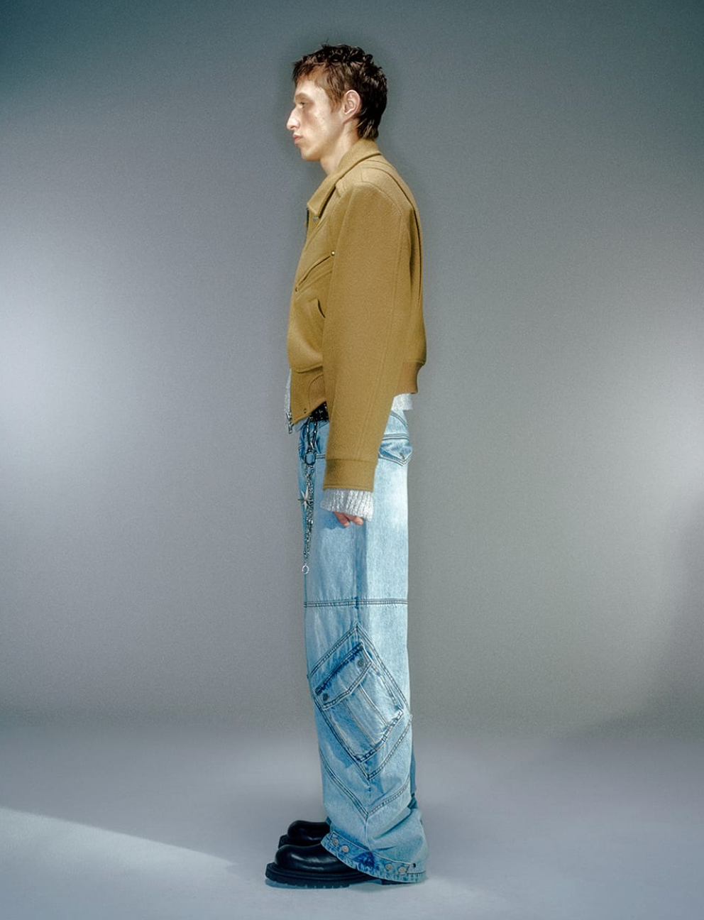 Scopper X-Pocket Cargo Denim LIGHT BLUE