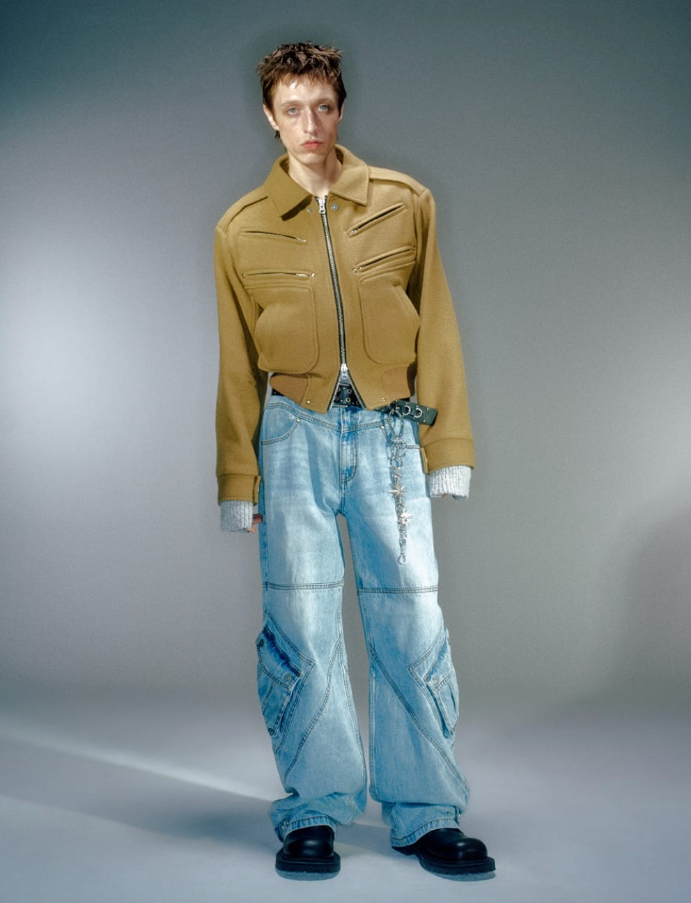 Scopper X-Pocket Cargo Denim LIGHT BLUE